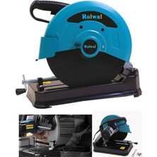 PremiumPort Profesyonel 2400W Bakır Sargılı Metal Profil Kesme Makinesi 355 mm