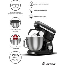 Allians Çelik 5lt Yoğurma ve Karıştırma Makinesi, 1750W Güç, Çok Fonksiyonlu