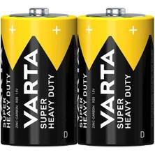 Chna 2li Büyük (D)  Boy Pil Varta Super Heavy Duty - 2 Adet