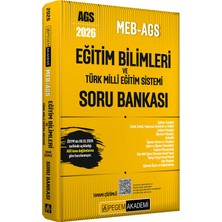 Pegem Akademi Yayıncılık 2026 MEB AGS Eğitim Bilimleri ve Türk Milli Eğitim Sistemi Tamamı