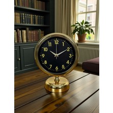 Tuncel Store Klas Gold 25 x 20 cm Metal Masa Saati