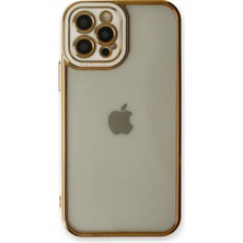 Buğz Iphone 12 Pro Max Kılıf Liva Lens Silikon - Beyaz