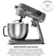 Allians 7l Multichef Artisan Dijital Mikser, Antrasit, 1800W