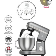 Allians 1750W 5lt Çelik Mutfak Mikseri, Çok Fonksiyonlu Çırpıcı ve Püre Özelliği
