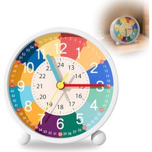 Gudli Çocuklar İçin Sessiz Analog Çalar Saat Zaman Öğretici