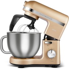 Allians Çift Kollu Stand Mikser, Mineral Gold, Güçlü ve Şık Tasarım