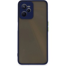 Buğz Realme C35 Kılıf Montreal Silikon Kapak - Lacivert