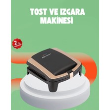 Argesco Mühendislik Tost Makinesi 4 Dilim Kapasite 1500 Watt Hızlı Isıtma