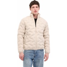 Jack & Jones JCOWIN QUILTED COLLAR JAC Taş Rengi Erkek Mont