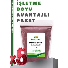 Laraska Kırmızı Pancar Tozu 5kg Işletme Avantajlı Boy - Beetroot Powder Katkısız
