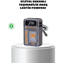 Argesco Mühendislik Taşınabilir Kablosuz Hava Pompası – 150 Psı Güçlü Basınç ve 6000MAH Şarjlı