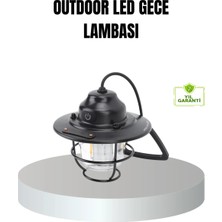 Argesco Mühendislik Retro Kamp Lambası Su Geçirmez Taşınabilir Gece Işığı Uzun Pil Ömürlü