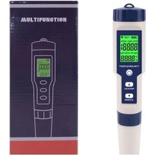 PremiumPort Çok Fonksiyonlu Dijital Ölçüm Cihazı, Ph, Tds, Ec, Tuz ve Sıcaklık