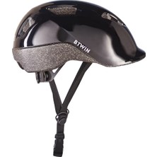 Siyah Yol Bisikleti Çocuk Kaskı