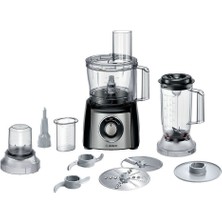 Bosch 800W Gıda Işlemcisi, Gümüş Renk, Şık ve Güçlü, 1 Yıl Garantili