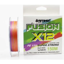 Remixon Fusion X12 0.20 mm 150M Multi Color Ip Misina 11.8kg Çeker
