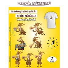 Agg Reklam Ütü ile Yapışan Kıyafet Etiketi Büyüteç Nuri Serisi 7li Set