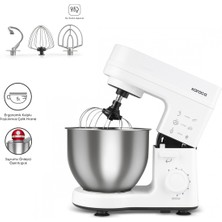 Allians Paslanmaz Çelik Mikser, 5l Hazne, Beyaz, 1500W Ultra Güçlü Motor