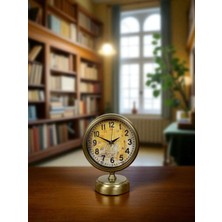 Twin Store Antique Touch 25X20 Eskitme Metal Masa Saati