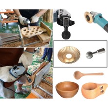 PremiumPort Ahşap Kuksa Bardak ve Oyma Aletleri Seti, El Işleme Kiti