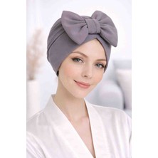 Butik Ayvitrin Kadın Çift Taraflı Fiyonk Çapraz Bone