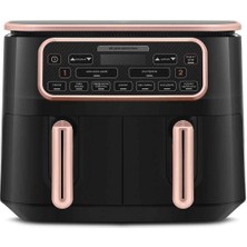 Allians Air Pro Cook Duo Tandır Xxxl 4+4 Litre Airfryer Rosegold, 8 Kişilik