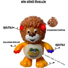 Shem Aslan Robot Müzikli Sesli Işıklı Dans Eden Erken Eğitim Oyuncağı