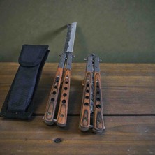 PAZAAR59 Tanto Model Ahşap Sap Çakı