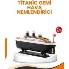 Argesco Mühendislik 7 Renk Ortam Işıklı Dekoratif Gemi Tasarım Hava Nemlendirici Difüzör
