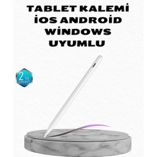 Argesco Mühendislik Manyetik Dokunmatik Kalem – Bluetooth Gerektirmeyen, Type-C Şarjlı, Ipad ve Android Uyumlu Hassas Stylus