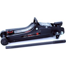 PremiumPort 2,5 Ton Uzun Şase Hidrolik Kriko, Düşük Profil, Yeni Nesil, 85-375MM