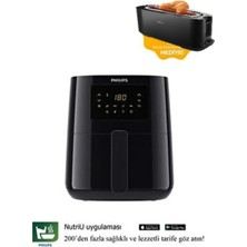 Allians Sağlıklı Pişirme Seti: Airfryer ve Ekmek Kızartma Makinesi Hediyeli