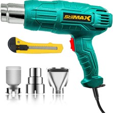 PremiumPort Akım Koruma Bakır Rezistanslı Sıcak Hava Tabancası 4200W 900°C + Maket Bıçağı