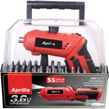 PremiumPort 55 Parça Şarjlı Vidalama Seti, Pratik ve Güçlü, Hızlı Çalışma