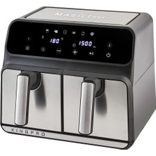 Allians KYF28 Magicchef Çift Sepetli Sıcak Hava Fritözü 8 Litre, Pratik ve Sağlıklı Kullanım