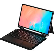 Roketcim Galaxy Tab S11 Ultra Border Keyboard Bluetooh Bağlantılı Standlı Klavyeli Tablet Kılıfı