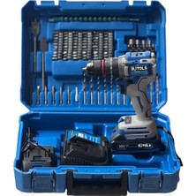 PremiumPort Profesyonel Kömürsüz Şarjlı Darbeli Matkap Full Set