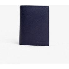 Louisiana Polo Grande Hakiki Deri Erkek Cüzdan Lacivert 1411