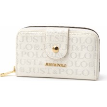 Just Polo Kadın Cüzdan Beyaz 10-B