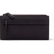 Louisiana Polo Grande Hakiki Deri Kadın Cüzdan Kahverengi 2760