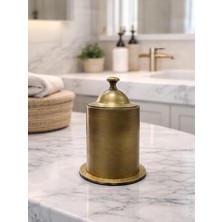 Hızır Antik Pirinç Pamukluk, Ağır Pirinç, Dekoratif & Lüks Banyo Aksesuarı