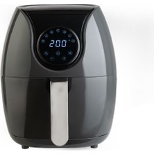Allians Yüksek Kapasiteli 5l Siyah Air Fryer, Sağlıklı ve Hızlı Pişirme