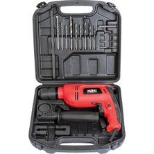 PremiumPort Darbeli Matkap Seti 16 Parça, Güçlü ve Çok Amaçlı Takım Seti