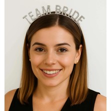 Eco Lounge Gümüş Renk Team Bride Taç Plastik – Gelin ve Nedime Tacı