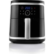 Allians Yüksek Kapasiteli Siyah Airfryer ile Sağlıklı ve Pratik Pişirme