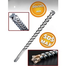 Gfb GFB2105 Sds Max Hilti Beton Beton Delme Matkap Ucu 20X340 mm 4 Elmaslı