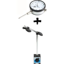 PremiumPort Komparatör Saati ve Manyetik Stand Seti, Hassas Ölçüm Araçları