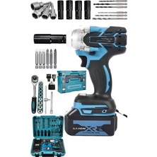 PremiumPort Germany 40 Parça 128VF 5000MAH Akülü Bijon ve Somun Sökme Takım Seti