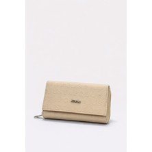 Just Polo Kadın Cüzdan Krem-Taba 1003