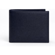 Louisiana Polo Grande Hakiki Deri Erkek Cüzdan Lacivert 1556